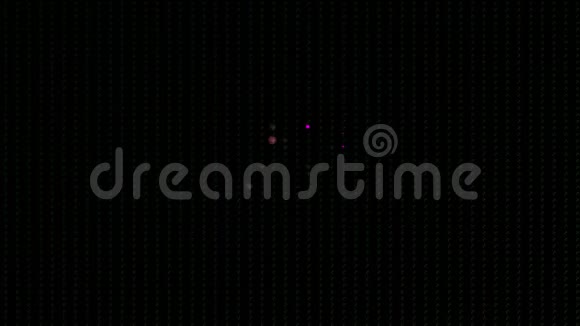 流行抽象LED墙灯未来数字波背景3动画视频的预览图