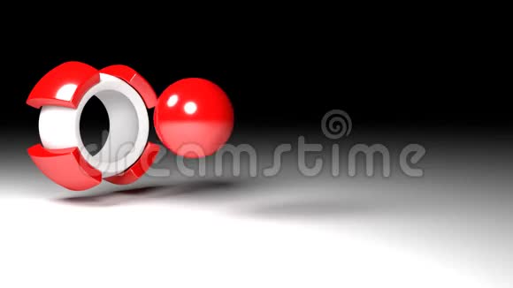 动画3D评论字从一个旋转球混合视频的预览图
