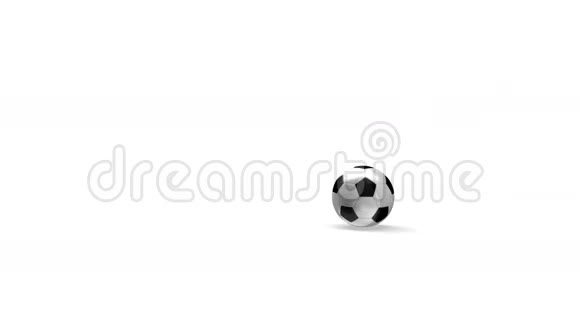 在白色阿尔法哑光上跳跃足球视频的预览图