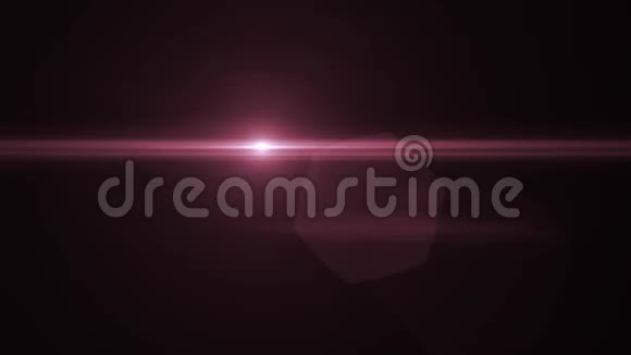 闪光褪色移动红灯标志光学镜头星星耀斑闪亮动画循环背景新品质自然视频的预览图