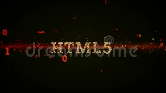 二进制关键字HTML5黑色视频的预览图