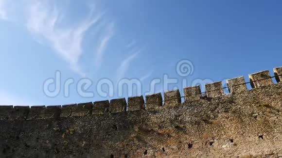 古霍廷堡的城墙视频的预览图