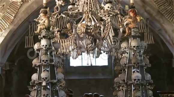 捷克共和国库特纳霍拉库特纳霍拉的骷髅和骨头视频的预览图