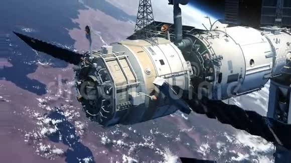 航天器对接空间站视频的预览图