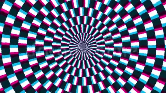 一个旋转的催眠抽象螺旋循环视频的预览图