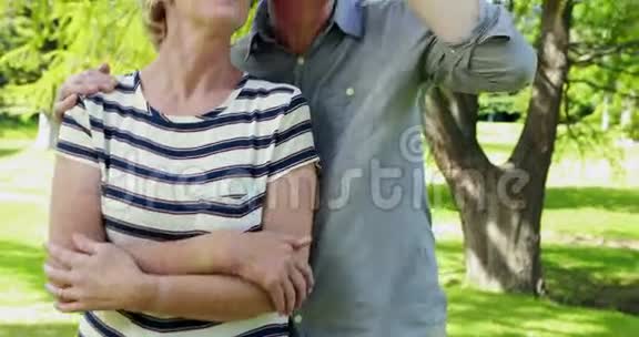 公园里的老夫妇视频的预览图