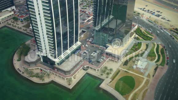 迪拜办公楼观景时间流逝视频的预览图