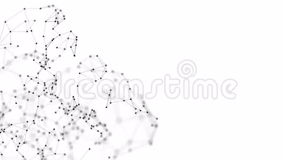 白色背景上的分子结构视频的预览图