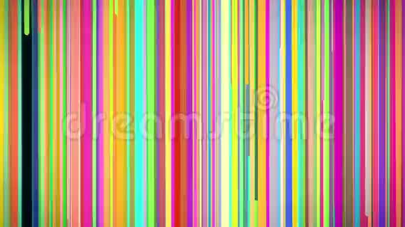 抽象多彩色垂直条纹背景回路视频的预览图