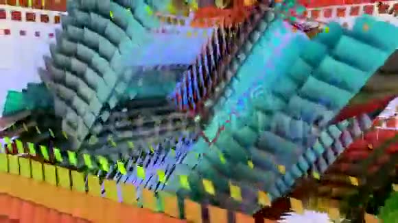 三维彩色抽象视频背景视频的预览图