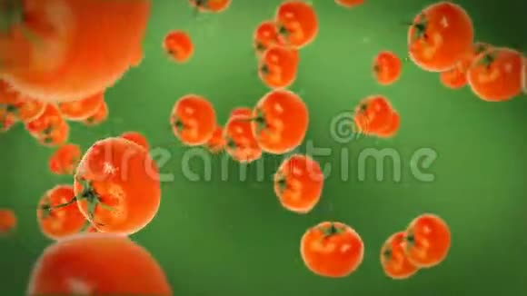西红柿绿色股票录像视频的预览图