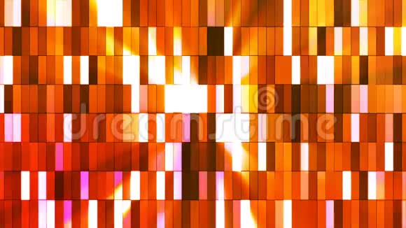广播闪烁高科技小酒吧橙色抽象循环4K视频的预览图