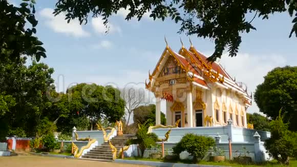 库萨米伊泰国2018年7月13日沃特库纳拉姆昆拉姆佛寺视频的预览图