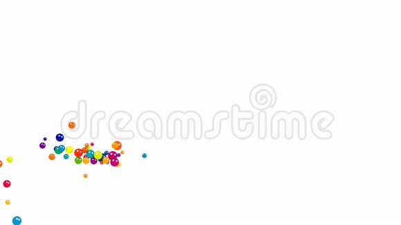 五颜六色的糖果糖果标志形状29视频的预览图