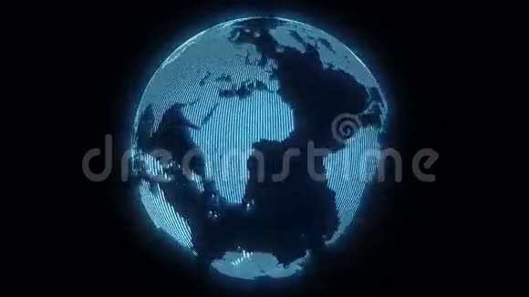 三维全息旋转地球视频的预览图