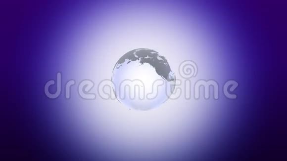 旋转地球动画视频的预览图