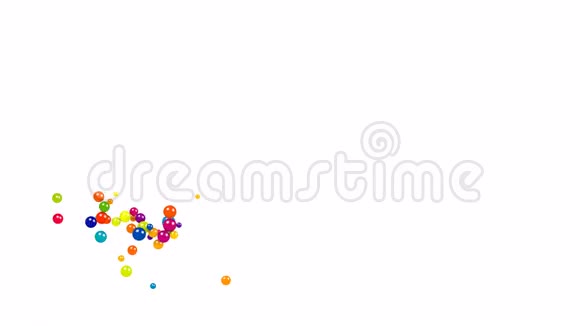 21彩色球的数字图标视频的预览图