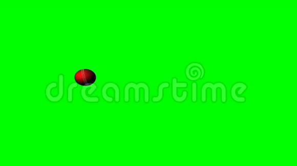 带有绿色屏幕色彩的动画板球文本可用于体育节目视频的预览图