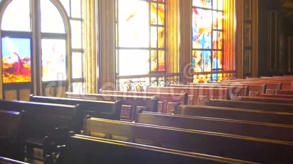 基督教教堂的木制皮视频的预览图