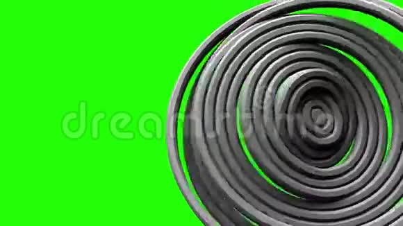 绿色键环能白圈抽象视频的预览图
