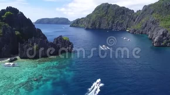 菲律宾巴拉望ElNido的清水岛视频的预览图