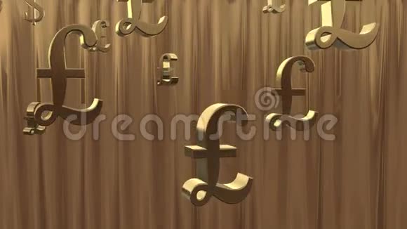 金雨的货币符号视频的预览图