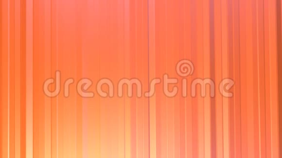 抽象简单的粉红色橙色低聚三维窗帘作为背景移动的软几何低聚运动背景视频的预览图
