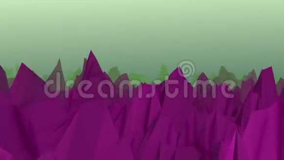 紫色和青色抽象景观表面视频的预览图