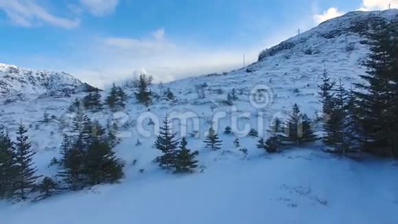 洛福顿的雪冬视频的预览图