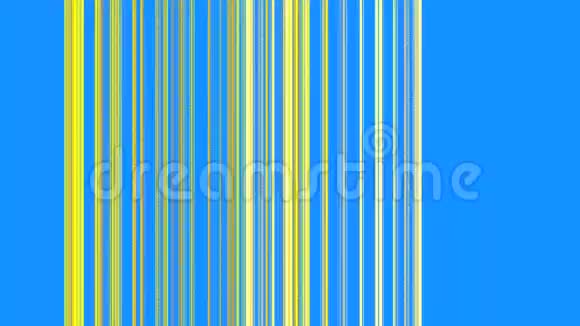 蓝色上的垂直黄色线视频的预览图