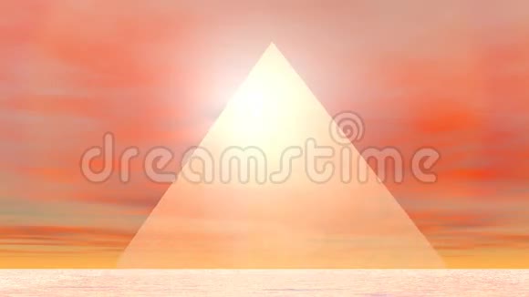 金字塔到太阳3D渲染视频的预览图