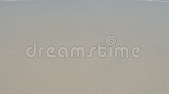 沙滩上的海浪背景视频的预览图