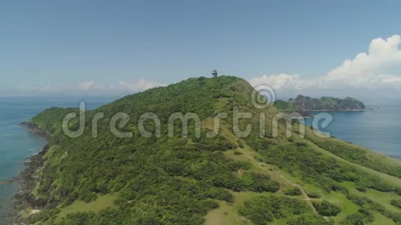 恩加诺角的灯塔菲律宾帕劳岛视频的预览图