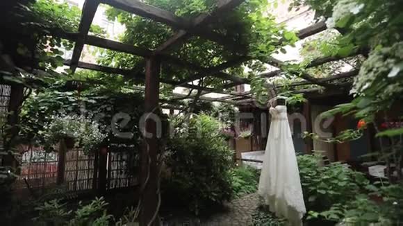 花园里的婚纱视频的预览图