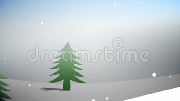 砍掉冷杉林飞扬圣诞老人致意视频的预览图
