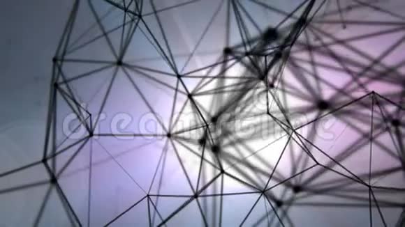 抽象结构和灯光网络视频的预览图