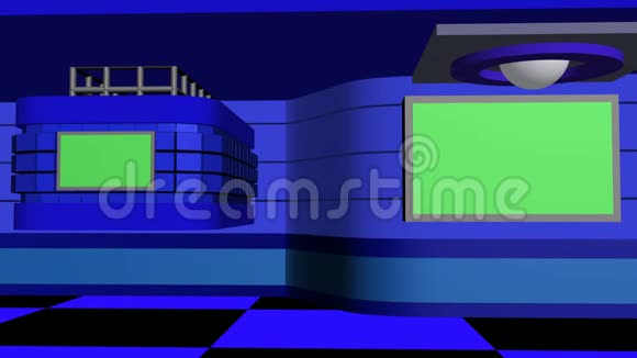 抽象工作室背景蓝色视频的预览图