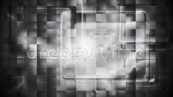 黑白科技广场视频动画视频的预览图