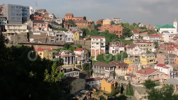 塔那那利佛城市马达加斯加天空城市非洲建筑视频的预览图