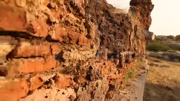 老式墙壁纹理拉贾斯坦邦印度视频的预览图