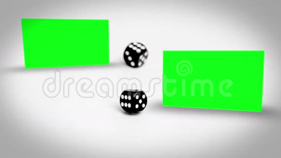 屏幕之间滚动的骰子视频的预览图