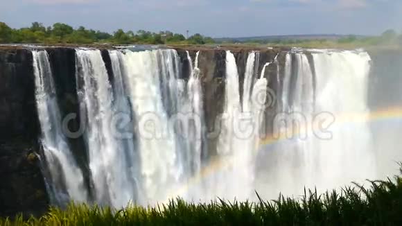 维多利亚瀑布津巴布韦非洲荒野景观视频的预览图