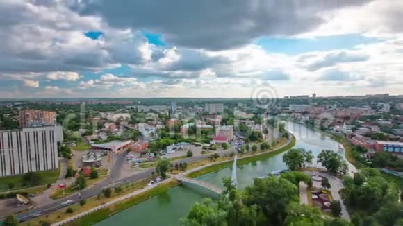哈尔科夫市从时间的上方乌克兰视频的预览图