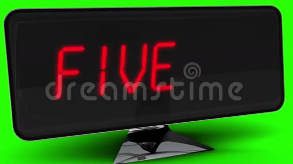 在绿色背景下的计算机屏幕上倒数至2015年视频的预览图