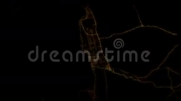 夜间城市红绿灯视频的预览图