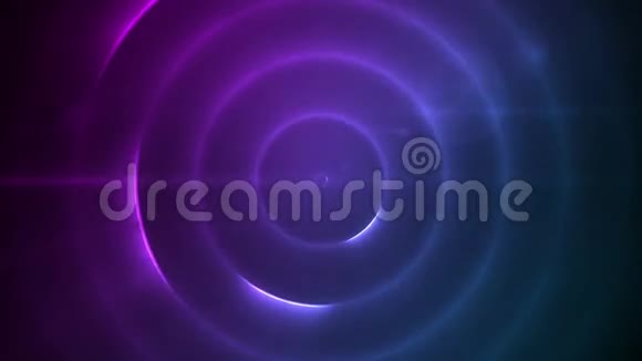 移动的圆圈闪烁着紫色的灯光视频的预览图