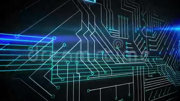 电路板设计中的蓝色语音气泡视频的预览图