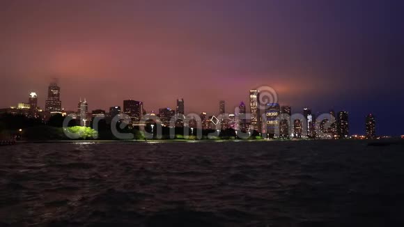伊利诺斯州芝加哥的天际线视频的预览图