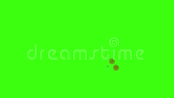 红血丝飞溅隔离绿屏视频的预览图