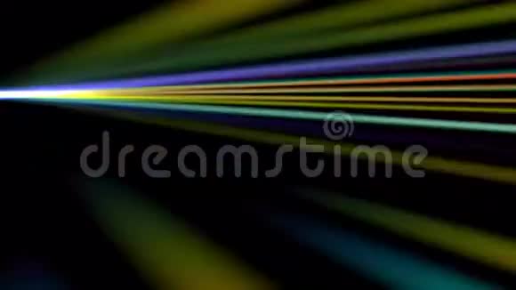 明亮的彩虹光纤动画背景视频的预览图